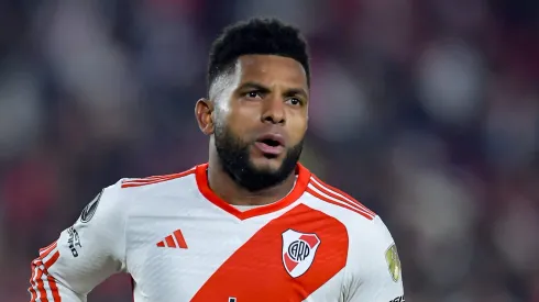 Miguel Borja, atacante colombiano do River Plate – Foto: Marcelo Endelli/Getty Images
