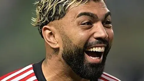 Gabigol durante partida entre Atlético/MG e Flamengo, no Estádio Independência, pelo Campeonato Brasileiro de 2023, no dia 29/07. Foto: Pedro Vilela/Getty Images.
