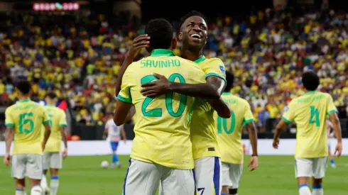Seleção Brasileira enfrenta a Colômbia em terceiro jogo. Kevork Djansezian/Getty Images.
