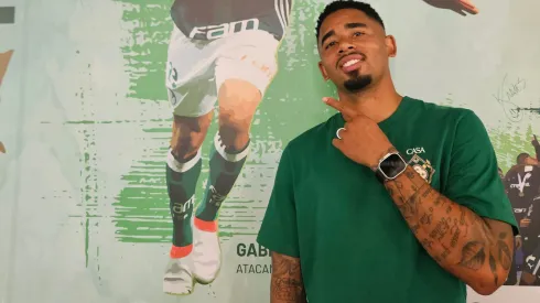 Foto: Divulgação/Palmeiras – Jesus visitou CT da base do Palmeiras 
