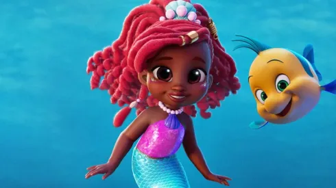 Ariel na série animada  – Foto: Reprodução/Disney
