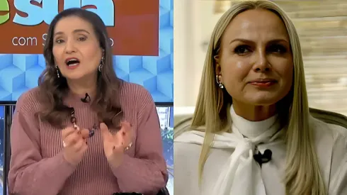 Sonia Abrão avalia ida de Eliana para a Globo – Foto 1: Reprodução/Rede TV | Foto 2: Reprodução/Globo
