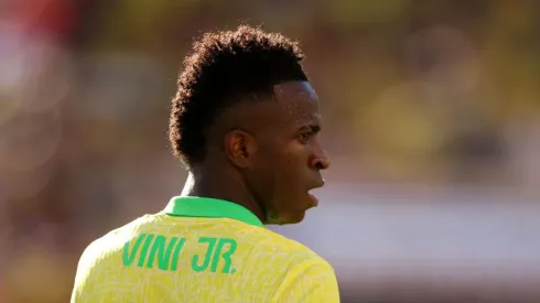 Vinícius Júnior pela Seleção Brasileira na Copa América. Foto: Ezra Shaw/Getty Images
