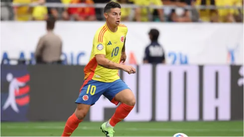 Foto: Chris Coduto/Getty Images – James Rodríguez em jogo da Colômbia.
