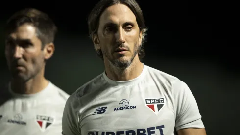 Luis Zubeldia tecnico do São Paulo. Foto: Jorge Rodrigues/AGIF