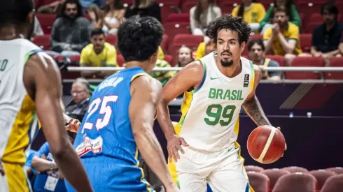 Lucas Dias, um dos destaques do Brasil contra Filipinas. Foto: FIBA
