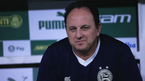 Rogério Ceni reagiu ao gol de Estêvão no Palmeiras 
