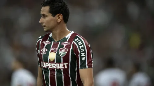 RJ - RIO DE JANEIRO - 27/06/2024 - BRASILEIRO A 2024, FLUMINENSE X VITORIA - Paulo Henrique Ganso jogador do Fluminense durante partida contra o Vitoria no estadio Maracana pelo campeonato Brasileiro A 2024. Foto: Jorge Rodrigues/AGIF