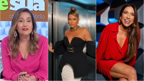 Sonia Abrão, Lívia Andrade e Patrícia Abravanel. Foto 1: Reprodução/RedeTV!; Foto 2: Reprodução/Instagram oficial de Lívia Andrade; Foto 3: Reprodução/Instagram oficial de Patrícia Abravanel
