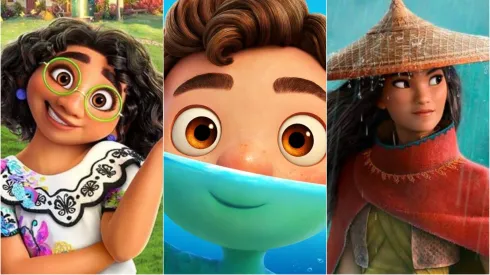 Encanto, Luca e Raya e o Último Dragão – Fotos:  Reprodução/Disney+
