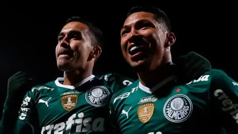 Dudu e Rony, atacantes históricos do Palmeiras – Foto: Cesar Greco / Palmeiras
