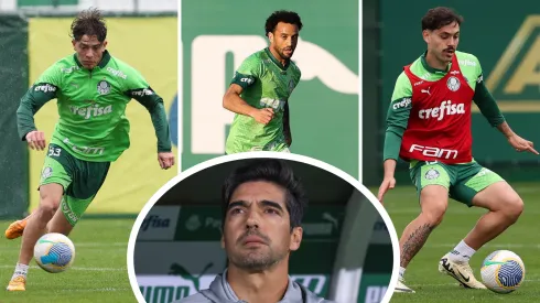 O trio de reforços levanta expectativas no Verdão e Abe deve seguir seu plano
