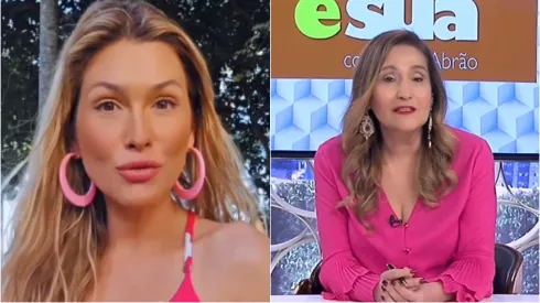 Lívia Andrade respondeu Sonia Abrão. Foto 1: Reprodução/Instagram oficial de Lívia Andrade; Foto 2: Reprodução/RedeTV!
