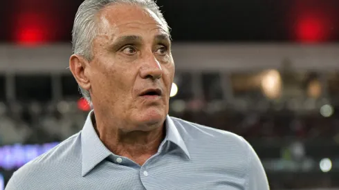RJ - RIO DE JANEIRO - 06/07/2024 - BRASILEIRO A 2024, FLAMENGO X CUIABA - Tite tecnico do Flamengo durante partida contra o Cuiaba no estadio Maracana pelo campeonato Brasileiro A 2024. Foto: Thiago Ribeiro/AGIF