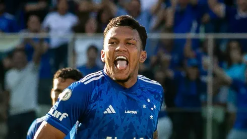 Gabriel Veron marcou novamente pelo Cruzeiro. Foto: Fernando Moreno/AGIF

