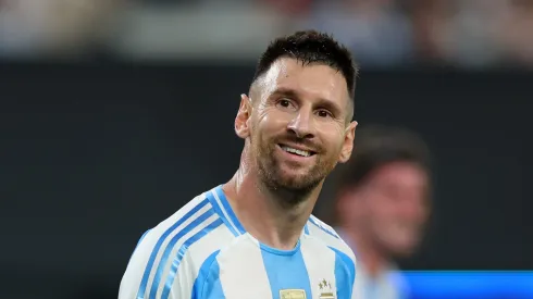 Messi em partida da Copa América 2024 entre Argentina x Canadá (Foto: Elsa/Getty Images)
