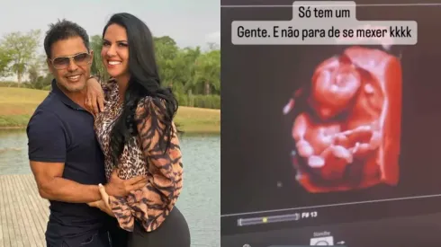 Graciele Lacerda mostra ultrassom de seu 1º bebê com Zezé Di Camargo – Foto: Instagram @gracielelacerda
