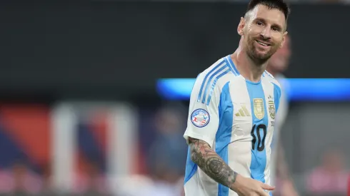 Lionel Messi da Argentina durante Copa América. (Foto de Elsa/Getty Images)
