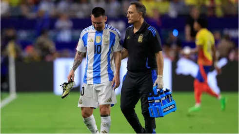 Foto: Buda Mendes/Getty Images - Lionel Messi substituído.