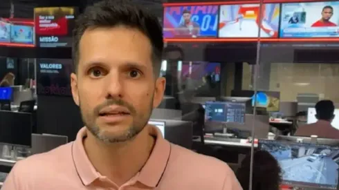 Foto: Reprodução/Itatiaia – Edu Panzi, comentarista da Itatiaia