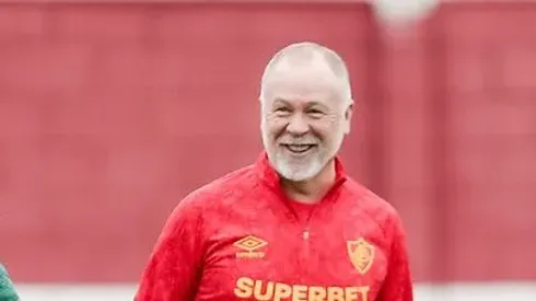 Mano Menezes no Fluminense. Foto: Lucas Merçon/Fluminense