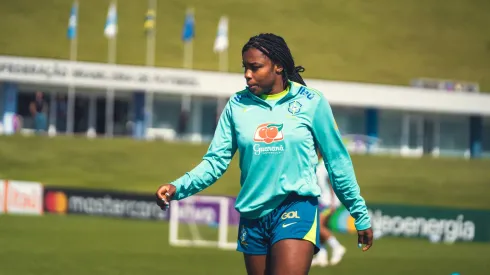 Atacante esteve nas Olimpíadas de 2021. Divulgação/Fabio Souza/CBF.