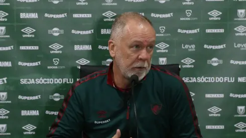 Mano Menezes no comando do Fluminense. Foto: Marcelo Gonçalves/ Fluminense