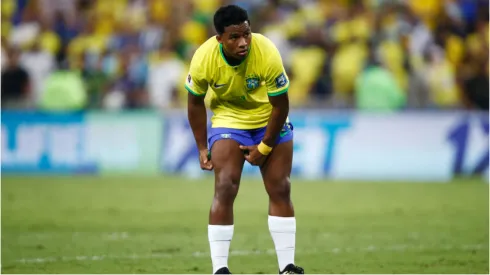 Foto:Wagner Meier/Getty Images – Endrick em jogo do Brasil