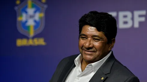 RJ - Rio de Janeiro - 03/03/2023 - CONVOCACAO SELECAO BRASILEIRA - Ednaldo Rodrigues presidente da Confederacao Brasileira de Futebol (CBF) durante anuncia a lista dos convocados para disputar o amistoso contra o Marrocos a ser realizado no dia 25 de marco na cidade de Tanger, nesta sexta-feira (03), no auditorio do hotel Windsor, na Barra da Tijuca, na zona oeste do Rio de Janeiro. Foto: Thiago Ribeiro/AGIF