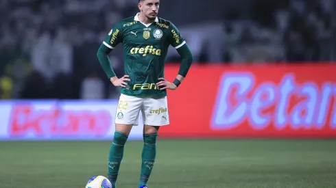 Piquerez durante partida contra o Bragantino no estadio Arena Allianz