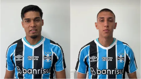 Fotos: Instagram oficial do Grêmio – Arezo e Monsalve
