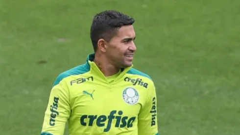 Dudu, atacante do Palmeiras, em treinamentos – Foto: Cesar Greco / Palmeiras
