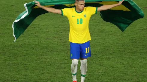Seleção Brasileira Masculina. (Foto de Clive Mason/Getty Images)

