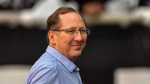 RJ - RIO DE JANEIRO - 27/08/2023 - BRASILEIRO A 2023, BOTAFOGO X BAHIA - John Textor executivo da SAF do Botafogo antes da partida contra o Bahia no estadio Engenhao pelo campeonato Brasileiro A 2023.