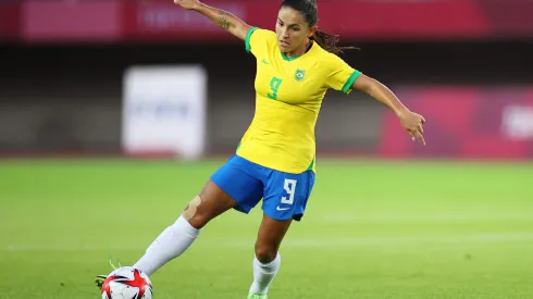 Debinha, jogadora da Seleção Brasileira Feminina. (Foto de Koki Nagahama/Getty Images)