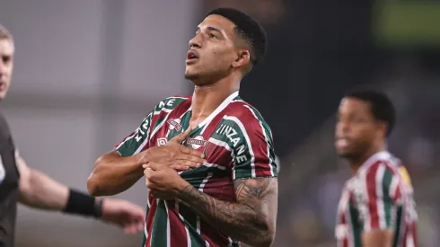 Kauã Elias levou bronca de líderes do elenco do Fluminense no vestiário Foto – Marcelo Gonçalves/FFC
