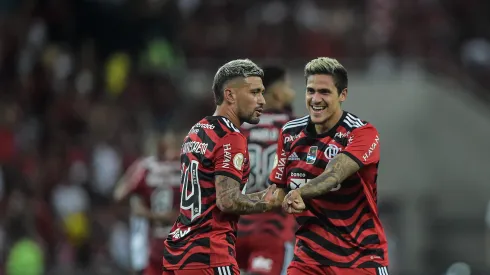Pedro e Arrascaeta no Flamengo de Landim
