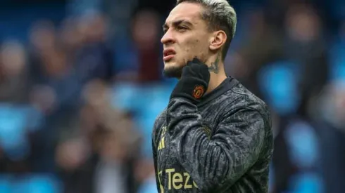 Antony em partida pelo Manchester United
Foto: Iconsports