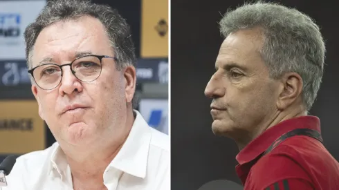Marcelo Teixeira venceu disputa 'dura' com Flamengo nos bastidores para conseguir joia para o Peixe – Fotos: AGIF
