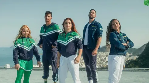 Uniforme do Time Brasil para viagem e cerimônia de abertura vem repercutindo. Reprodução/Instagram oficial de Riachuelo