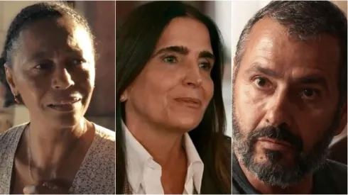 Inácia, Aurora e Inocêncio – Foto: Reprodução/TV Globo
