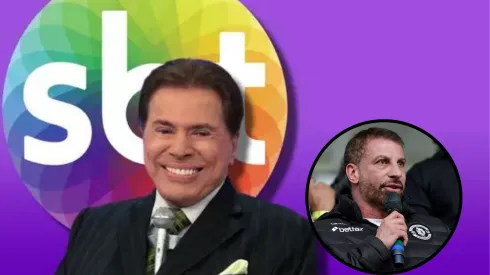 Pedrinho está em negociações com o SBT para transmissão de jogos exclusivos do Brasileirão de 2025 a 2029 – Fotos: Divulgação/SBT e Thiago Ribeiro/AGIF
