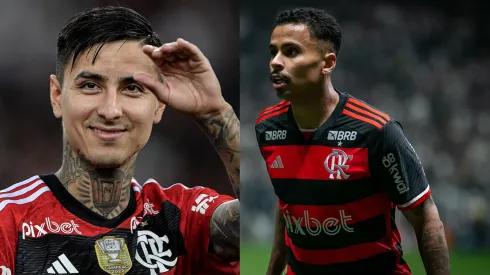 Erick Pulgar e Allan disputam posição para partida conta o Atlético-GO.
