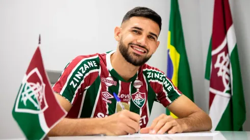 Zagueiro Ignacio, recém-chegado ao Fluminense. 

