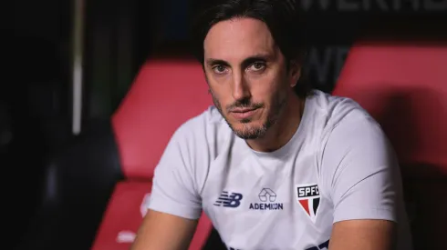 Zubeldía em partida da Libertadores da América 2024