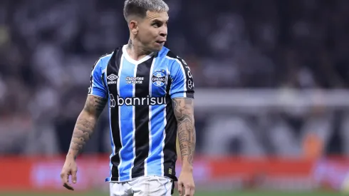 SP – SAO PAULO – 25/07/2024 – BRASILEIRO A 2024, CORINTHIANS X GREMIO – Soteldo jogador do Gremio durante partida contra o Corinthians no estadio Arena Corinthians pelo campeonato Brasileiro A 2024. Foto: Marcello Zambrana/AGIF