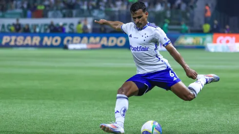 SP - SAO PAULO - 20/07/2024 - BRASILEIRO A 2024, PALMEIRAS X CRUZEIRO - Kaiki jogador do Cruzeiro durante partida contra o Palmeiras no estadio Arena Allianz Parque pelo campeonato Brasileiro A 2024. Foto: Marcello Zambrana/AGIF