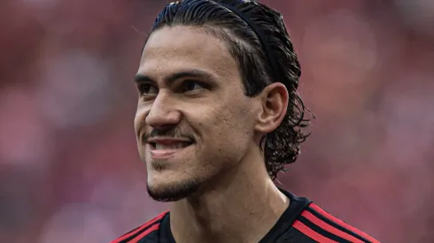 Pedro durante partida entre Flamengo e Criciúma, no Estádio Mané Garrincha, pelo Campeonato Brasileiro, no dia 20/07/2024.