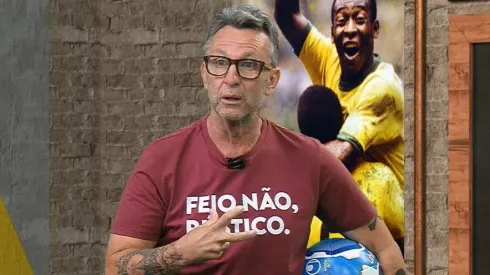 Flamengo será eliminado, segundo Neto – Foto: Reprodução/Band.
