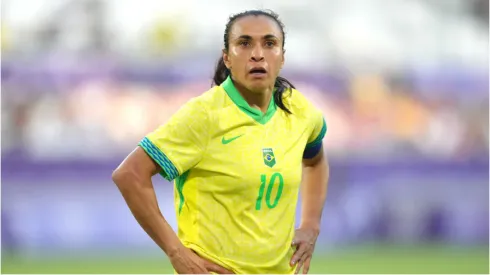 Foto: Juan Manuel Serrano Arce/Getty Images - Marta em jogo do Brasil.
